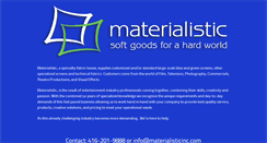 Desktop Screenshot of materialisticinc.com